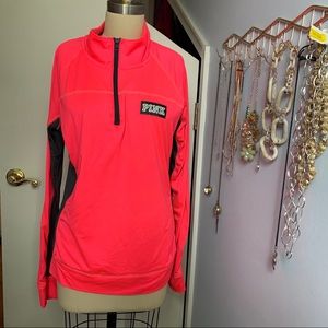 VS PINK pink quarter zip
